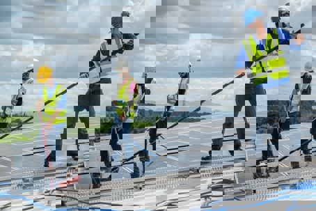 Cleaning solar panels