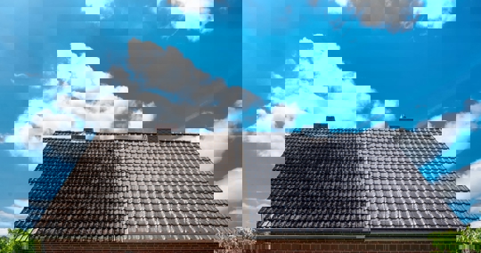 Side by side of a roof