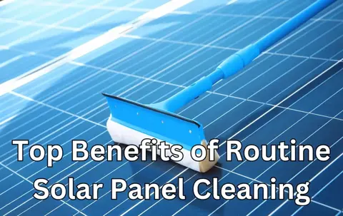 Solar panel cleaning