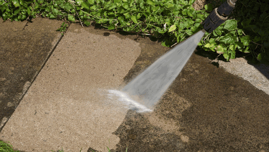 Pressure washing